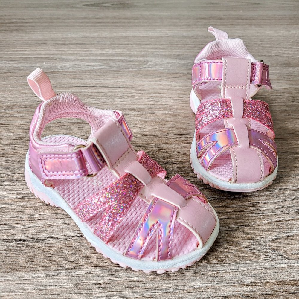 Carter's Enzi sandal - pink sparkle - toddler 5